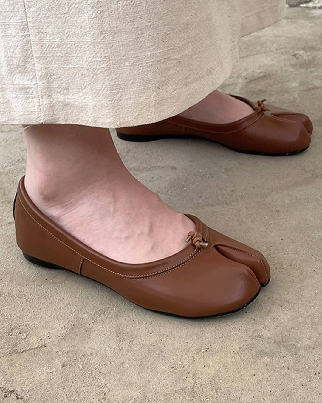 SEAME - Abigail Vegan Leather Flats Black 36