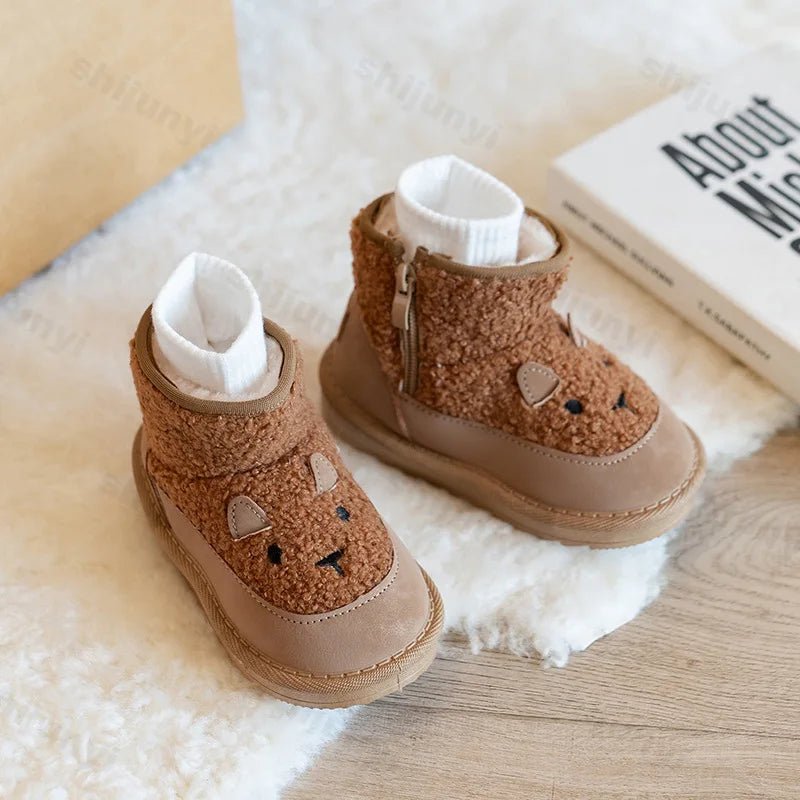 SEAME - Ella Toddler Snow Boots Creme 20