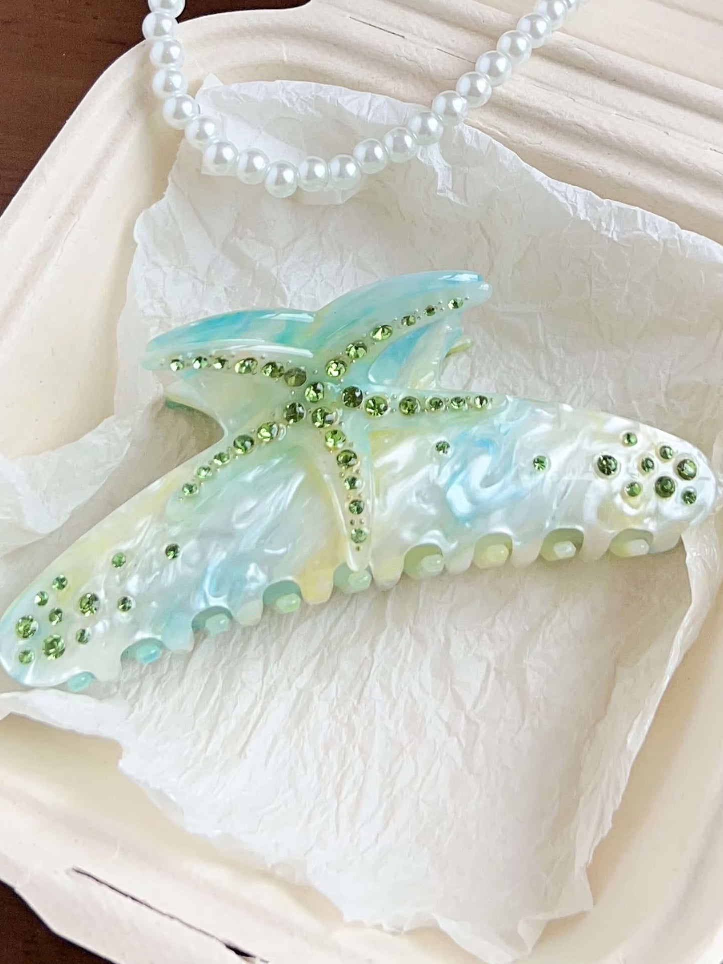 Seame - Jasmin Hair Clip Blue Regular