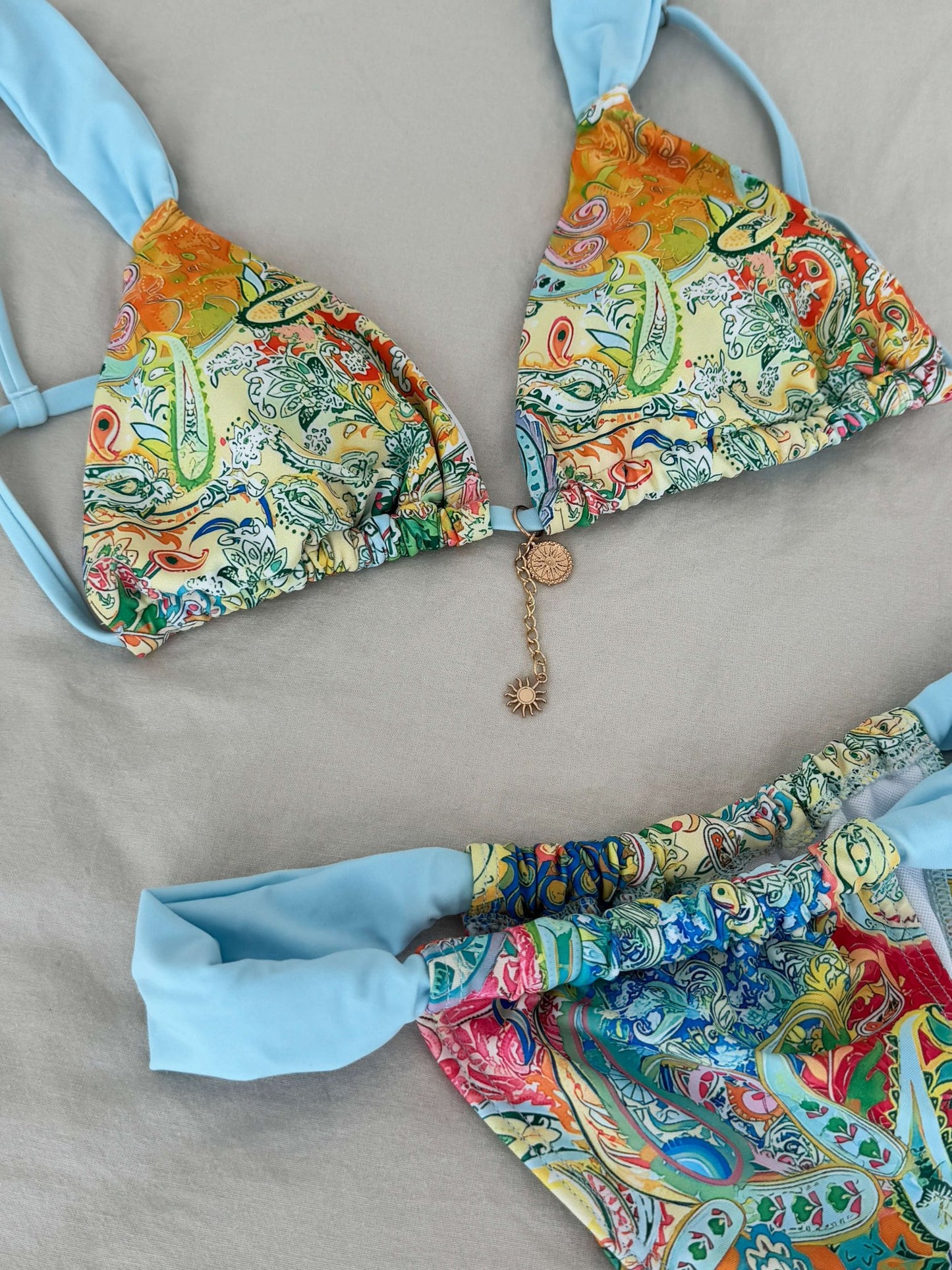 Seame - Kate Bikini Set Blue S