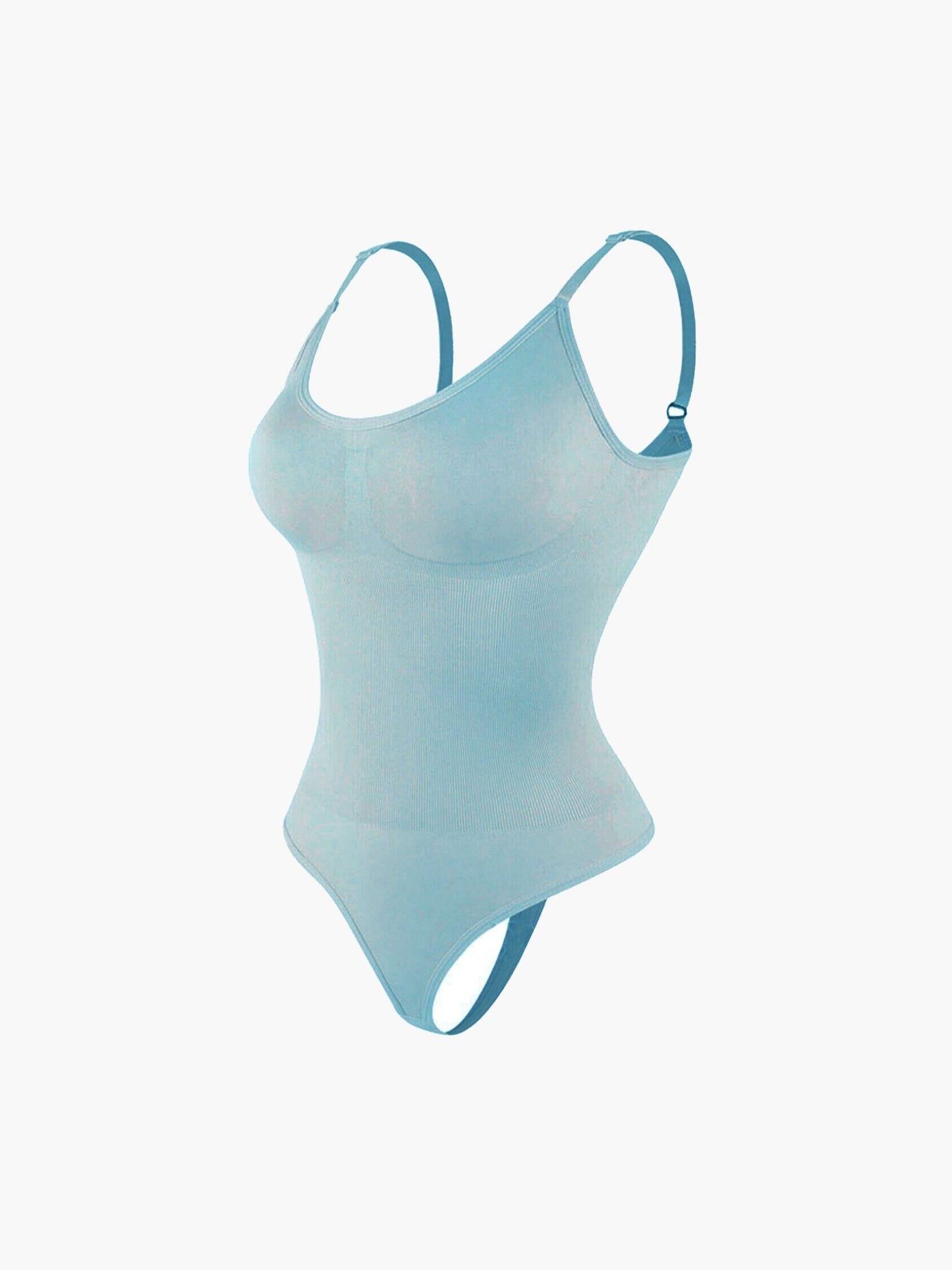 Seame - SEAME Shapewear Thong Bodysuit Sky Blue S