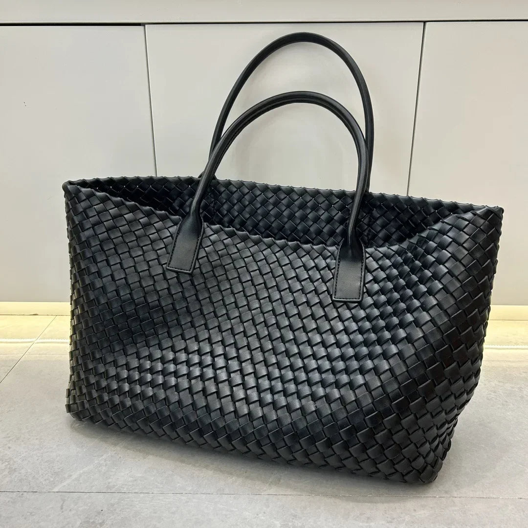 SEAME - Zarina Woven Bag Brown Regular