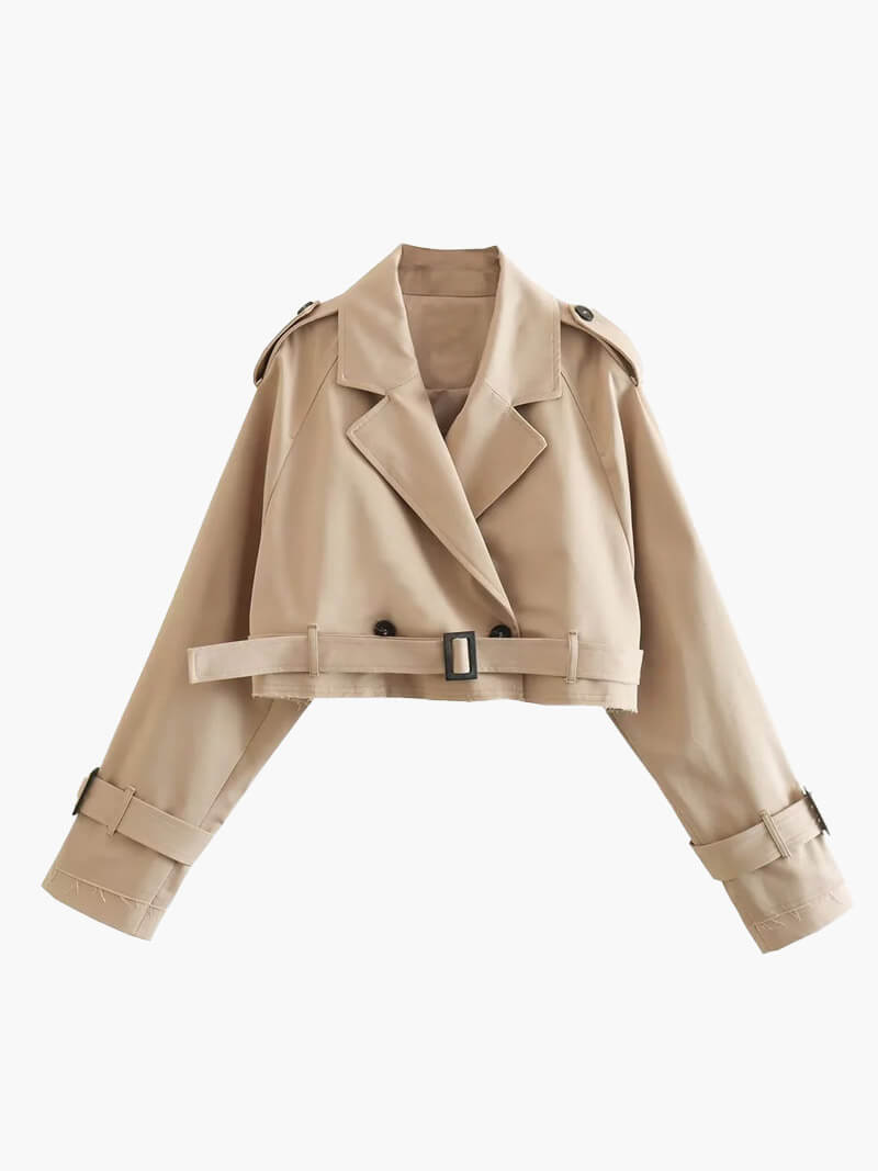 Blair Cropped Trenchcoat - SEAME Store