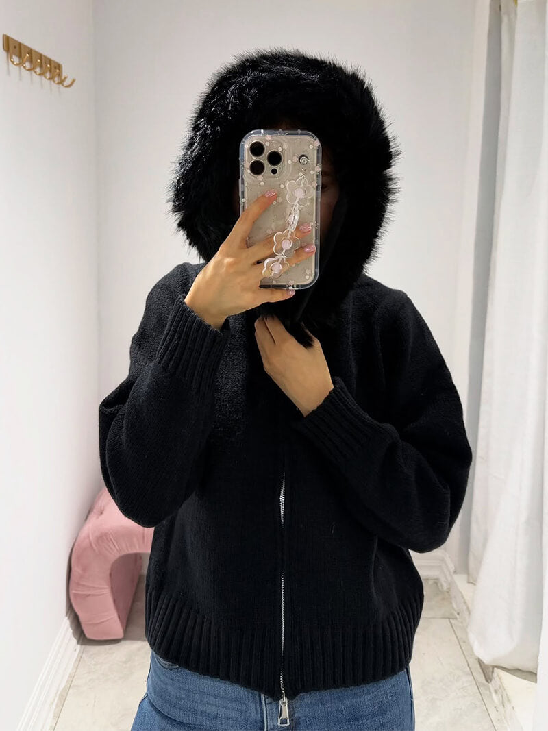 Alison faux fur Jacket - SEAME Store