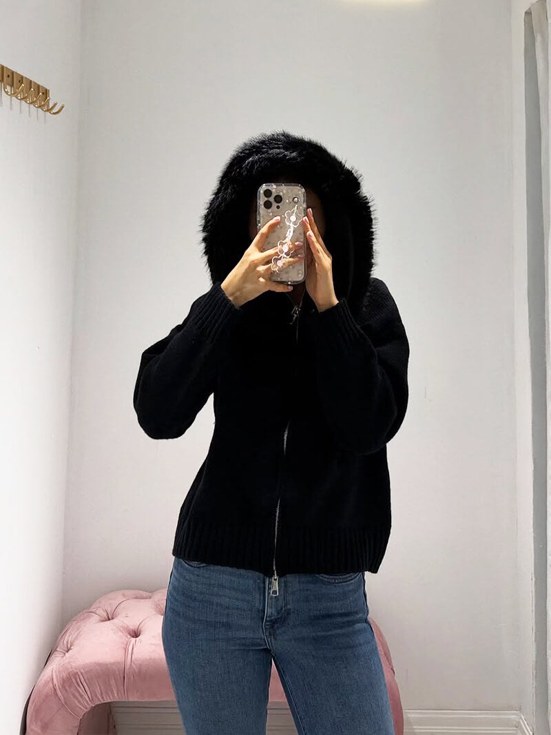 Alison faux fur Jacket - SEAME Store