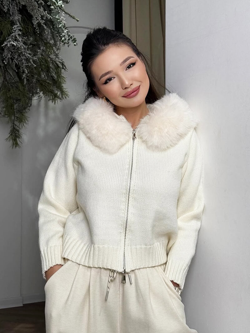 Alison faux fur Jacket - SEAME Store