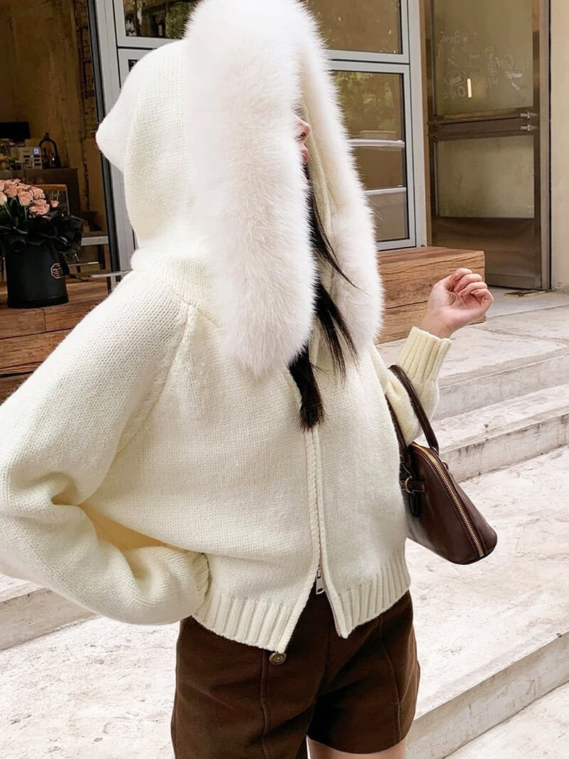 Alison faux fur Jacket - SEAME Store