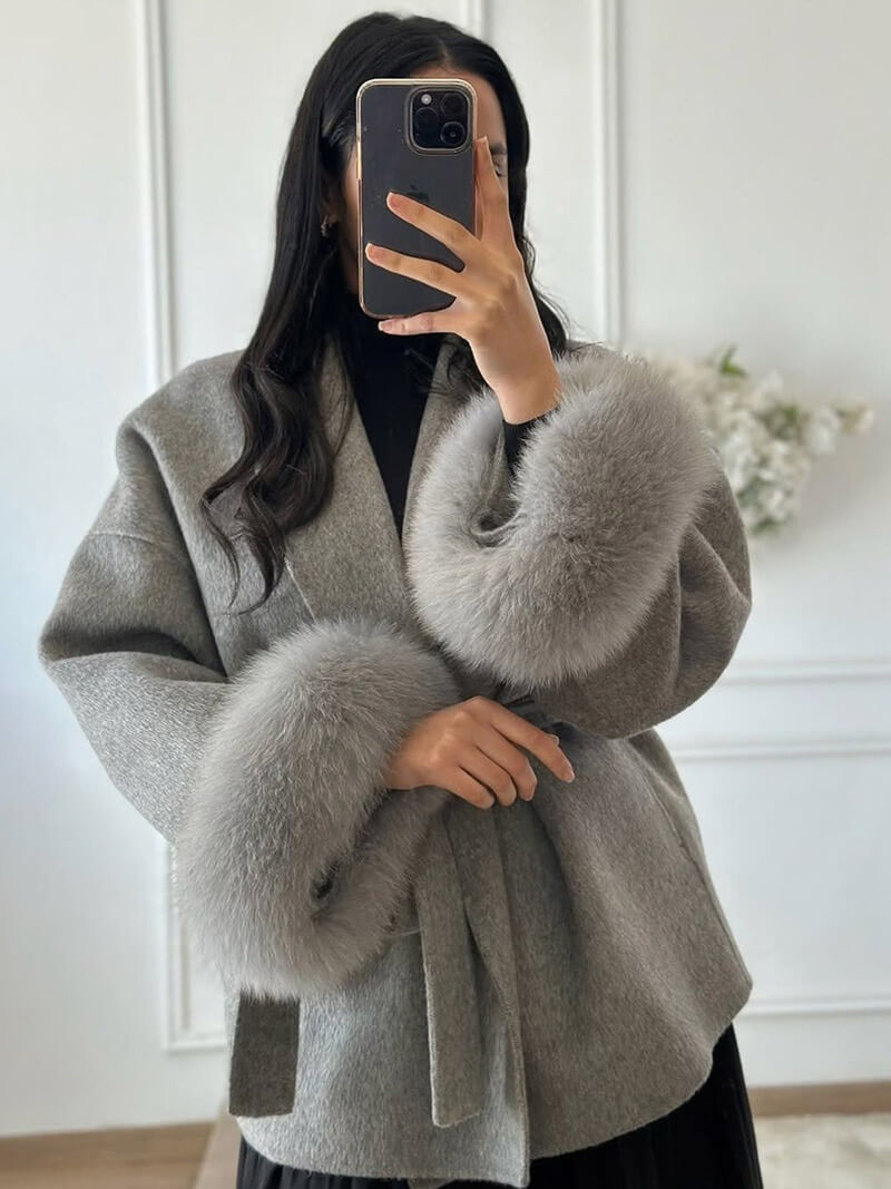 Grace Faux Fur Coat - SEAME Store