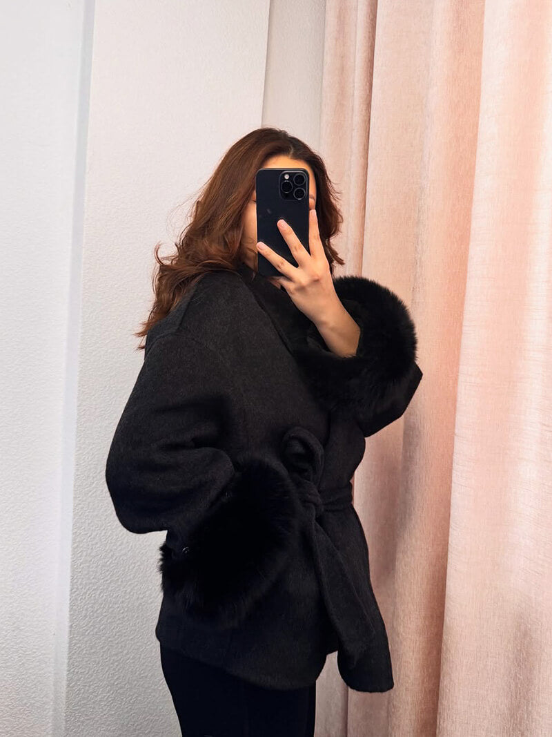 Grace Faux Fur Coat - SEAME Store