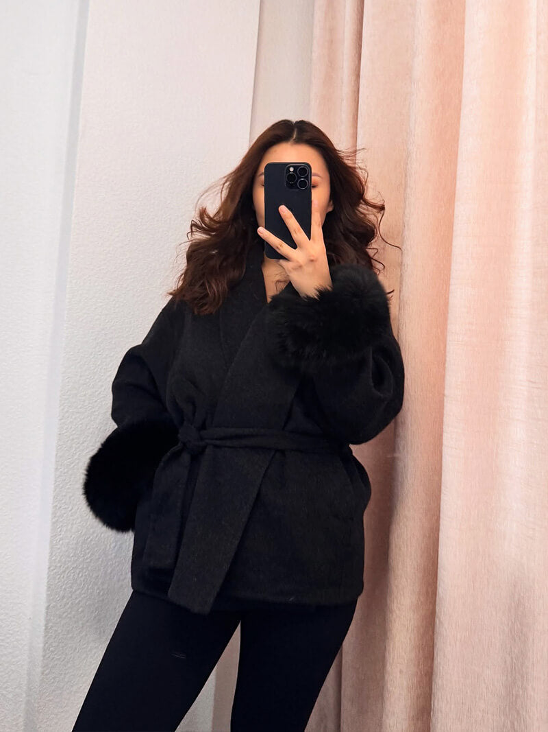 Grace Faux Fur Coat - SEAME Store