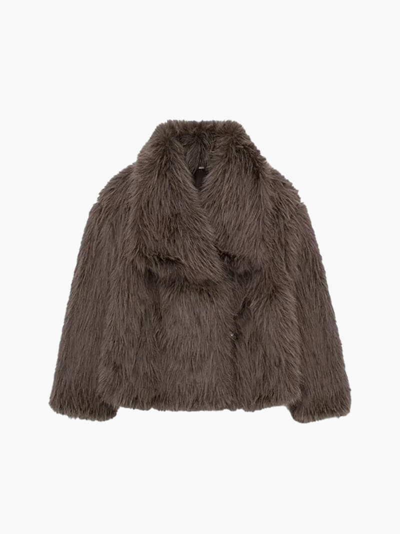 Jenna Faux Fur Coat - SEAME Store