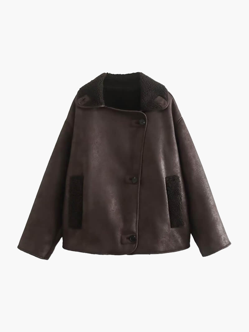 Laila Faux Leather Jacket - SEAME Store