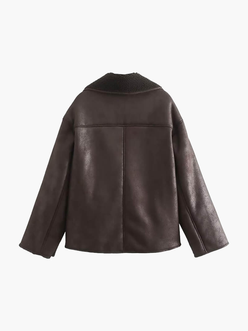 Laila Faux Leather Jacket - SEAME Store