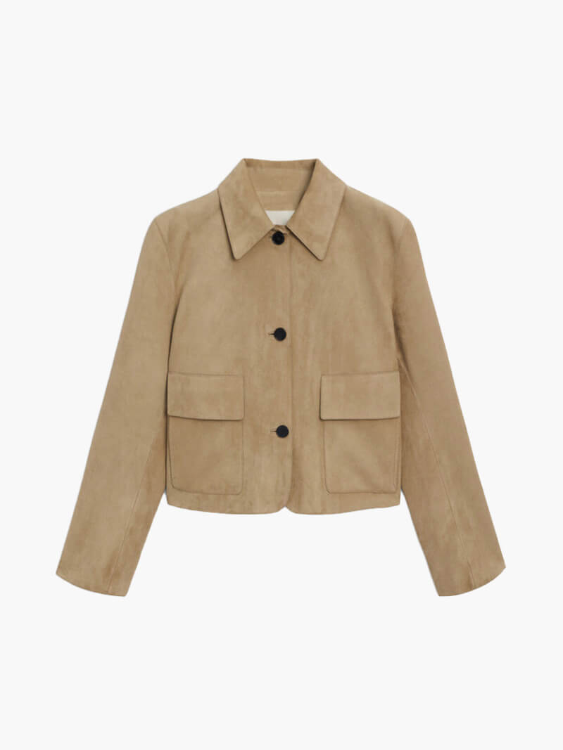 Marissa Faux Suede Jacket - SEAME Store