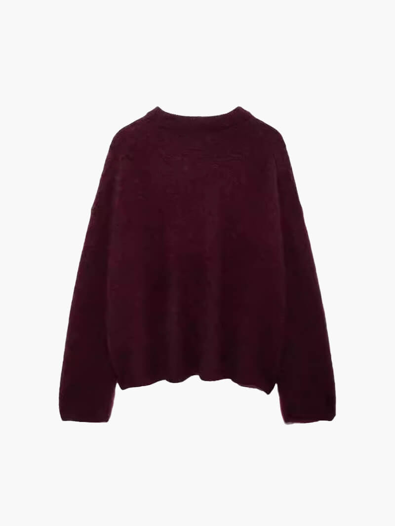 Shiela Burgundy Pullover - SEAME Store