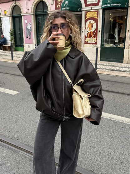 Georgia veganská kožená bunda