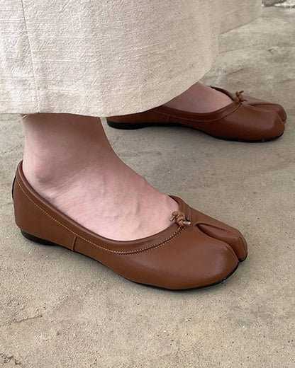 SEAME - Abigail Vegan Leather Flats Black 36