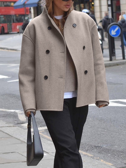 SEAME - Anja Oversized Jacket Creme S