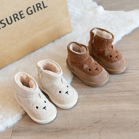 SEAME - Ella Toddler Snow Boots Brown 20