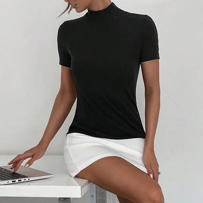 SEAME - Estelle Mini Dress Black White L