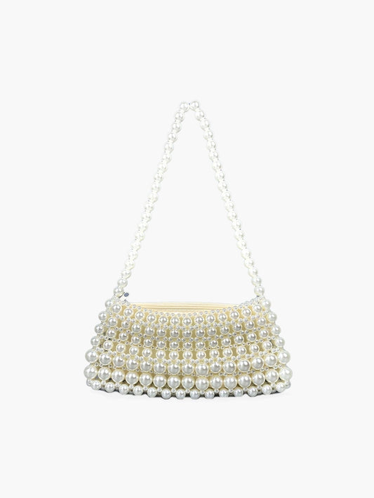 SEAME - Roxanne Pearl Bag White Regular