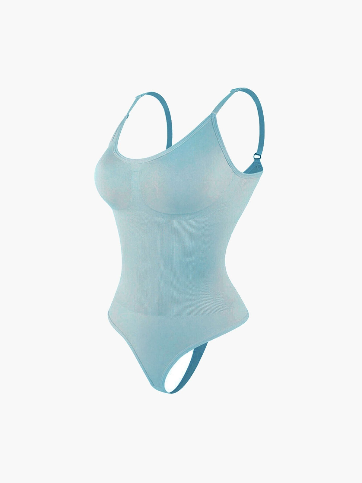 Seame - SEAME Shapewear Thong Bodysuit Sky Blue S