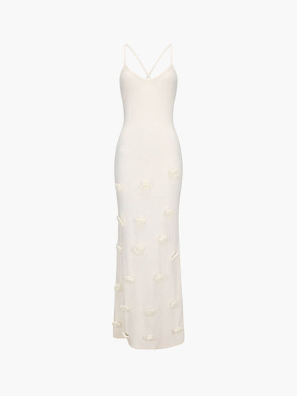 Seame - Sofia maxi dress White S
