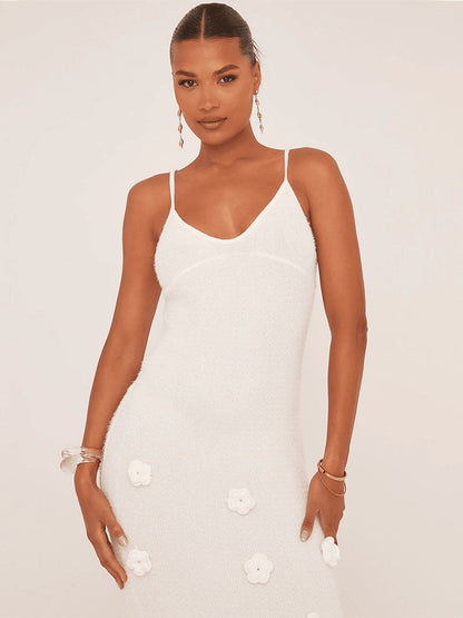 Seame - Sofia maxi dress White S